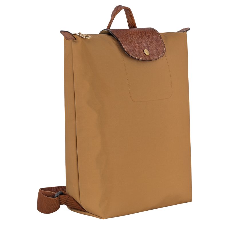 Longchamp Le Pliage Original M Men Backpack Brown | Australia-964KYLUCG