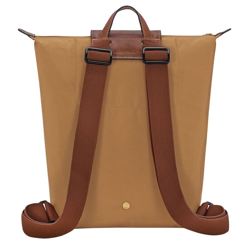 Longchamp Le Pliage Original M Men Backpack Brown | Australia-964KYLUCG