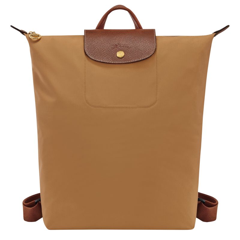 Longchamp Le Pliage Original M Men Backpack Brown | Australia-964KYLUCG
