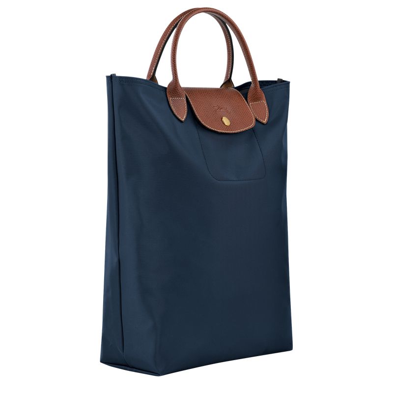 Longchamp Le Pliage Original M Men Tote Bag Navy | Australia-320HVTIXW