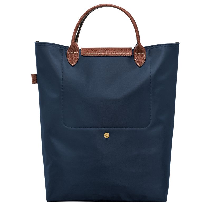 Longchamp Le Pliage Original M Men Tote Bag Navy | Australia-320HVTIXW