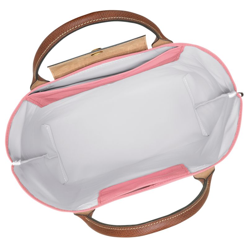 Longchamp Le Pliage Original M Men Tote Bag Pink | Australia-875NKCGME