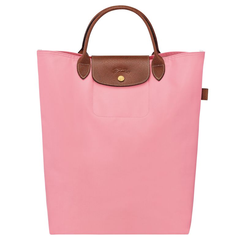 Longchamp Le Pliage Original M Men Tote Bag Pink | Australia-875NKCGME