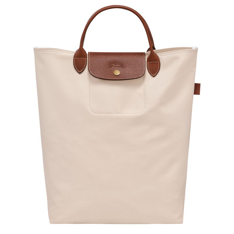 Longchamp Le Pliage Original M Men Tote Bag Beige | Australia-528QDLRKW