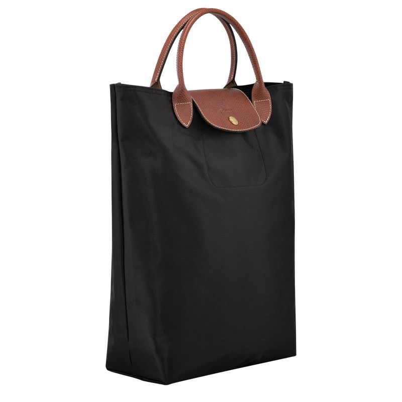 Longchamp Le Pliage Original M Men Tote Bag Black | Australia-720DQMPRV