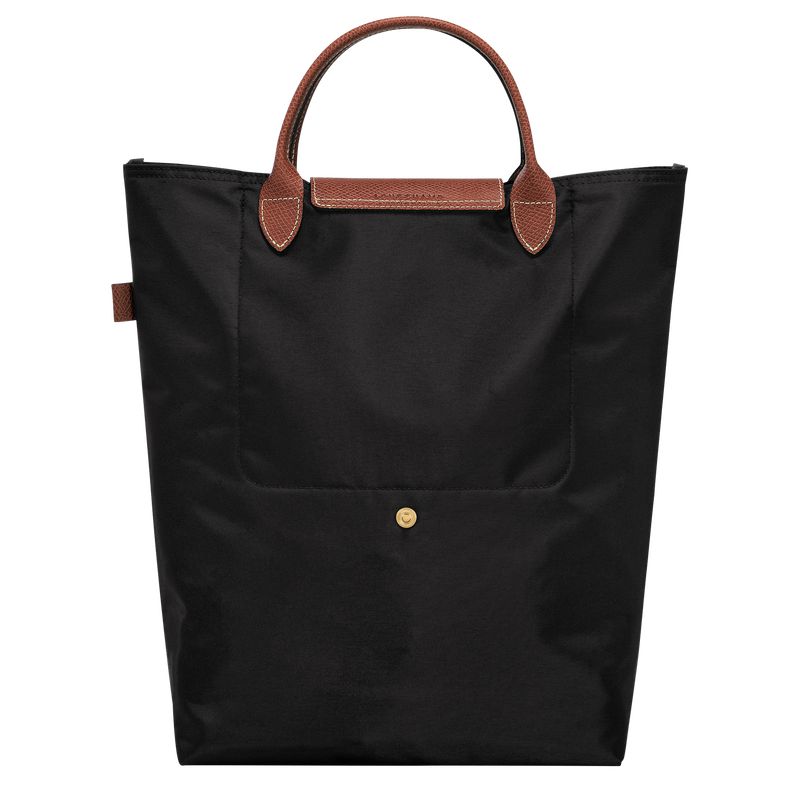 Longchamp Le Pliage Original M Men Tote Bag Black | Australia-720DQMPRV
