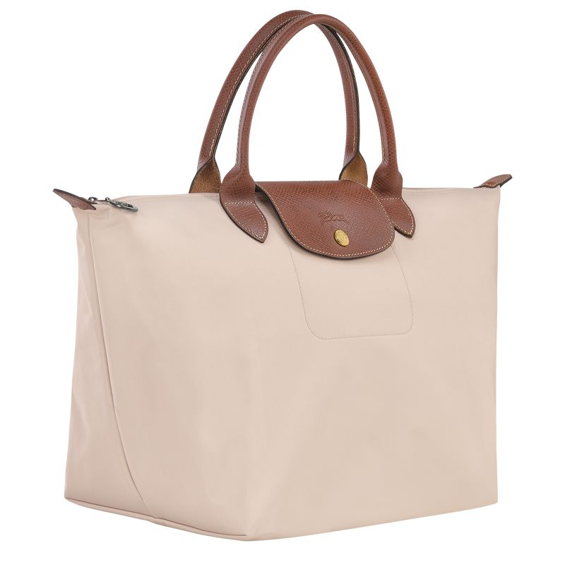 Longchamp Le Pliage Original M Women Handbag Beige | Australia-293KIYUHQ