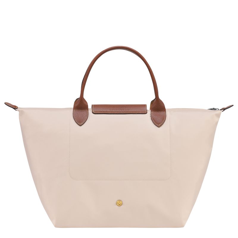 Longchamp Le Pliage Original M Women Handbag Beige | Australia-293KIYUHQ