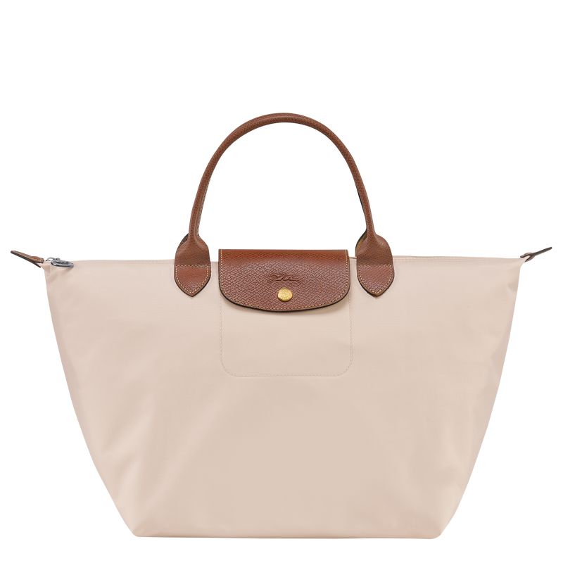 Longchamp Le Pliage Original M Women Handbag Beige | Australia-293KIYUHQ