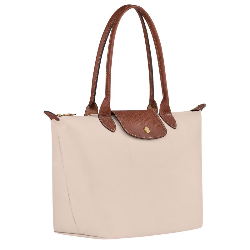 Longchamp Le Pliage Original M Women Tote Bag Beige | Australia-397GPOTUQ