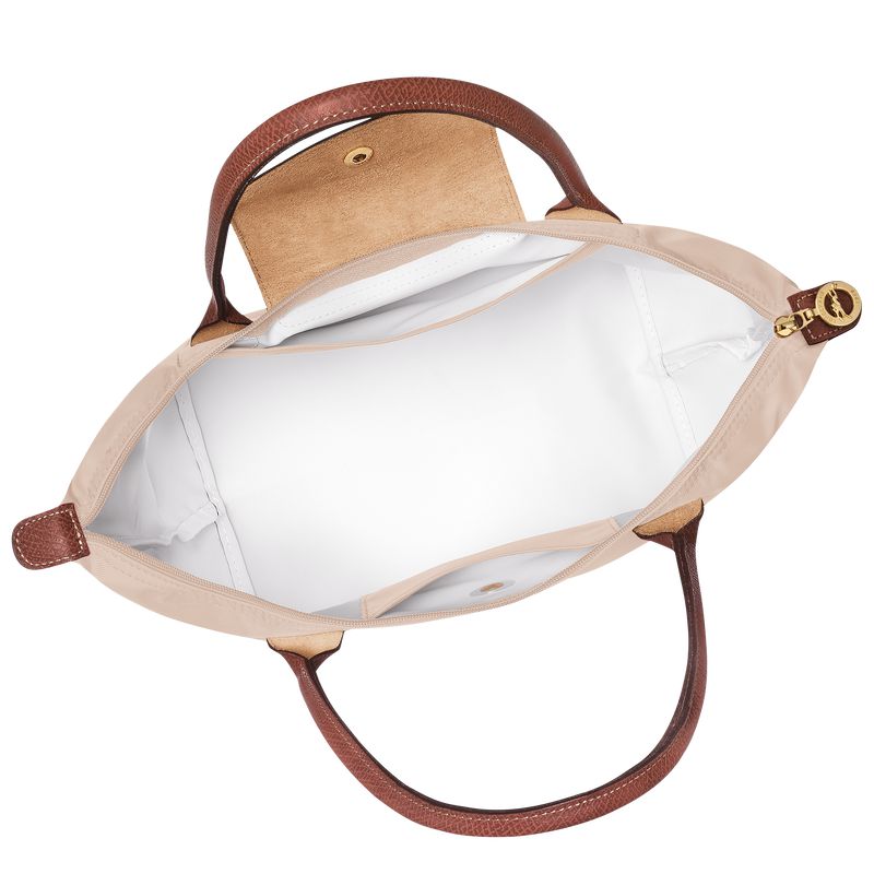 Longchamp Le Pliage Original M Women Tote Bag Beige | Australia-397GPOTUQ
