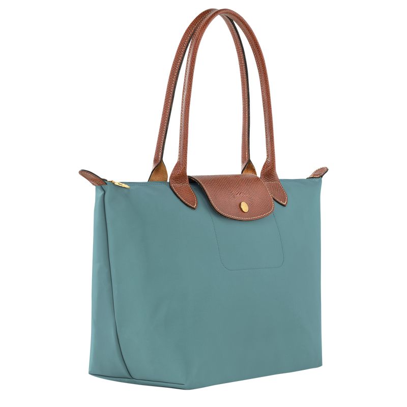 Longchamp Le Pliage Original M Women Tote Bag Blue | Australia-765MZOQYH