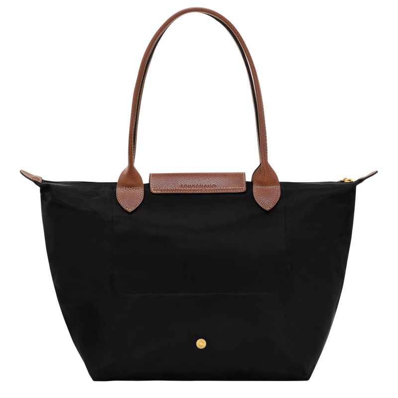 Longchamp Le Pliage Original M Women Tote Bag Black | Australia-916LXWSPM