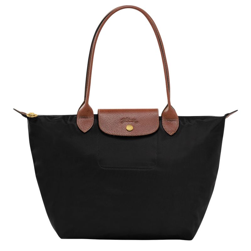 Longchamp Le Pliage Original M Women Tote Bag Black | Australia-916LXWSPM
