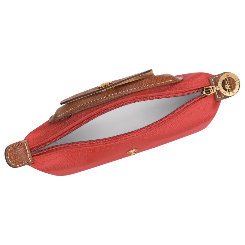 Longchamp Le Pliage Original With Handle Men Pouch Pink | Australia-736BNXKEM