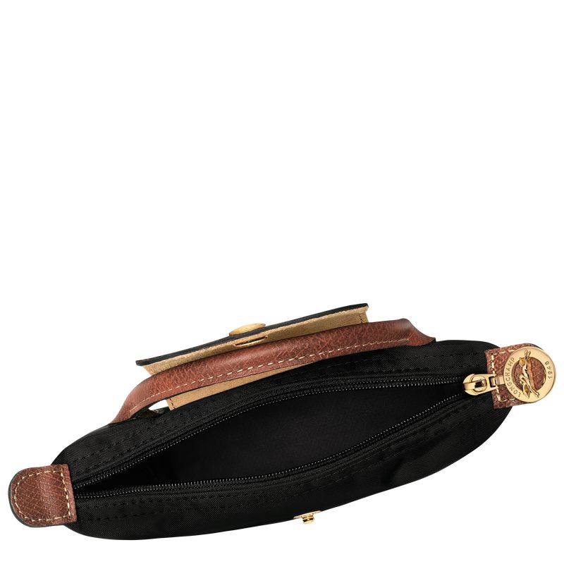 Longchamp Le Pliage Original With Handle Men Pouch Black | Australia-948ACJTOZ