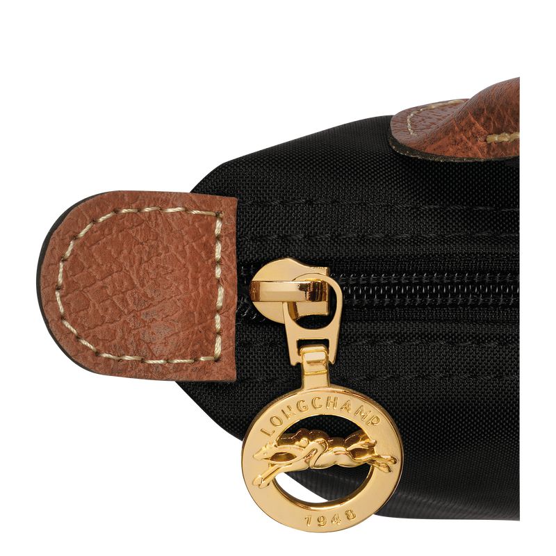Longchamp Le Pliage Original With Handle Women Pouch Black | Australia-192RODEWH