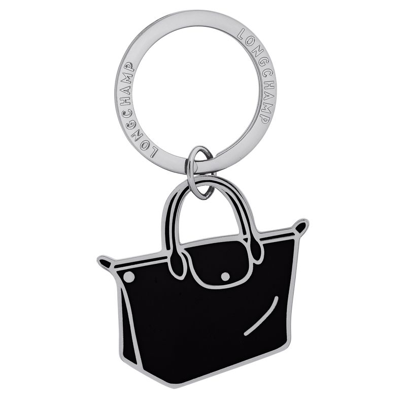 Longchamp Le Pliage Women Key Rings Black | Australia-786RHCTOX