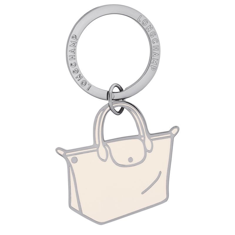Longchamp Le Pliage Women Key Rings Cream | Australia-386NEBKQC