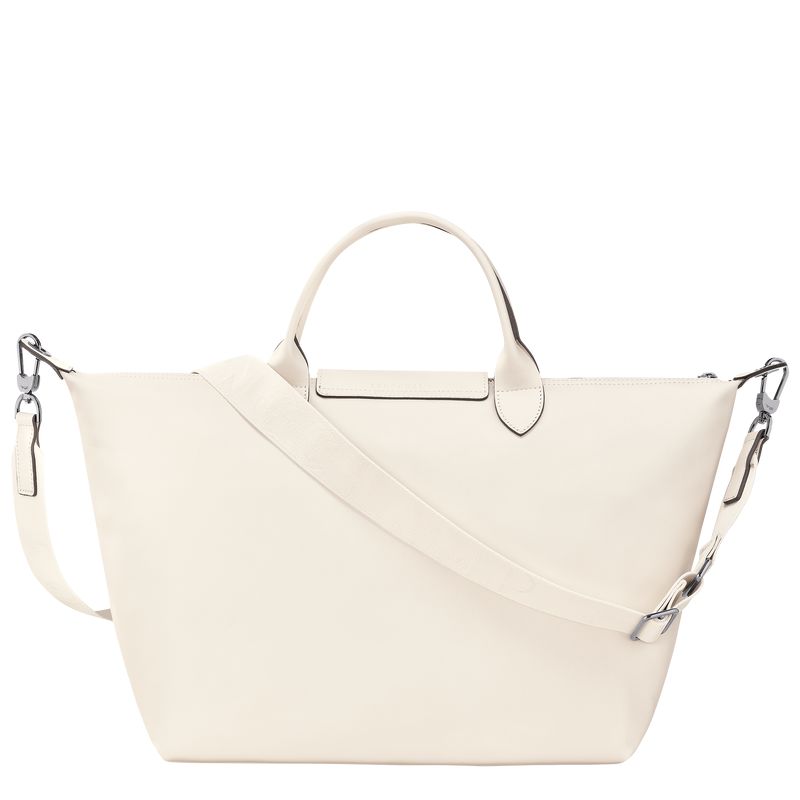 Longchamp Le Pliage Xtra L Men Handbag Cream | Australia-193MLEYSD