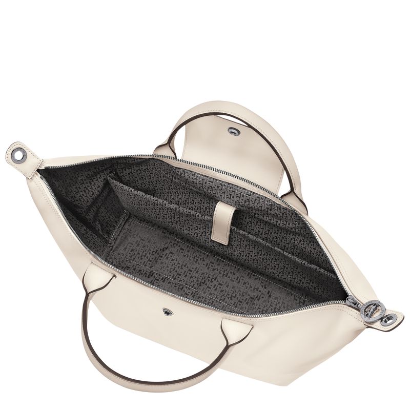 Longchamp Le Pliage Xtra L Men Handbag Cream | Australia-193MLEYSD