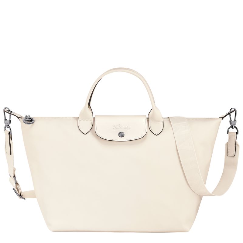 Longchamp Le Pliage Xtra L Men Handbag Cream | Australia-193MLEYSD