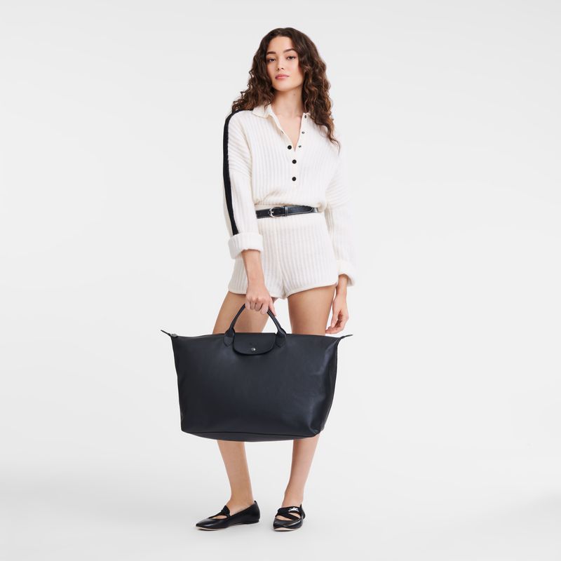 Longchamp Le Pliage Xtra L Women Travel Bag Black | Australia-615DLYGIH