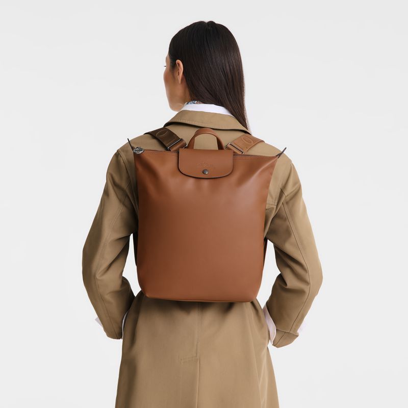 Longchamp Le Pliage Xtra M Men Backpack Brown | Australia-245KHYLUF