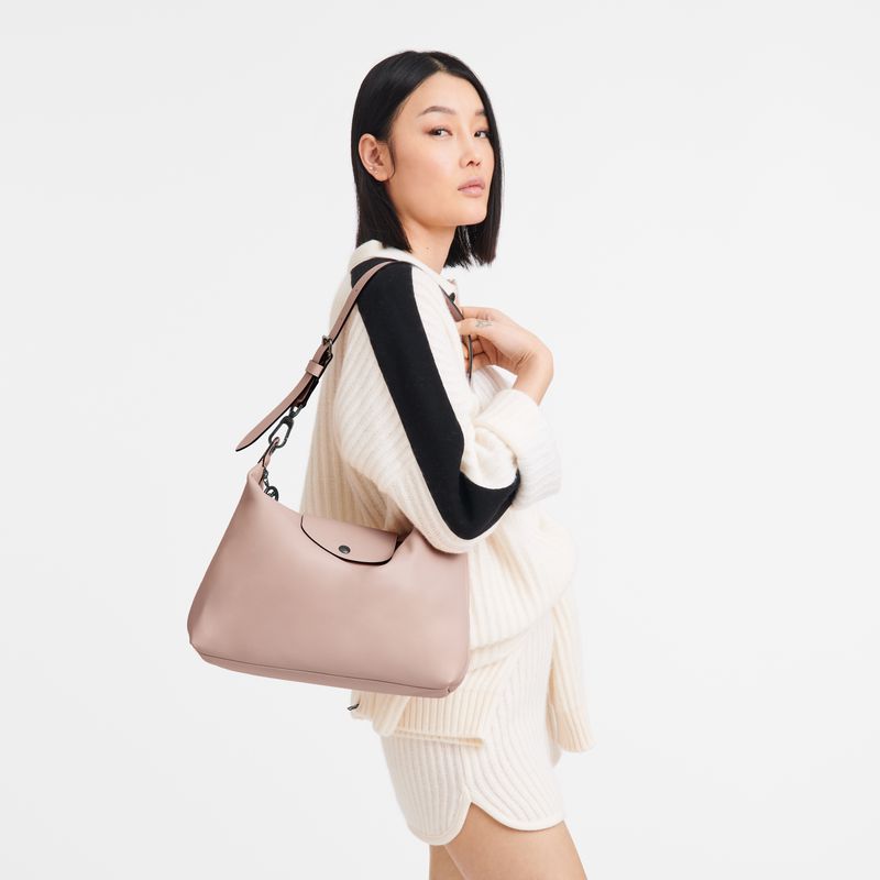 Longchamp Le Pliage Xtra M Women Hobo Bag Beige | Australia-543EOCWIN