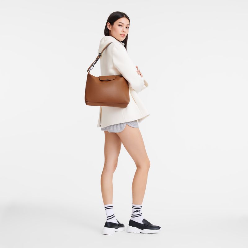 Longchamp Le Pliage Xtra M Women Hobo Bag Brown | Australia-519PSVGZF