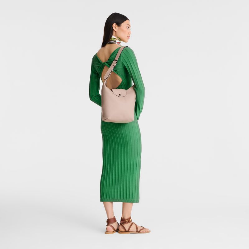 Longchamp Le Pliage Xtra M Women Shoulder Bag Beige | Australia-410BNMUHX