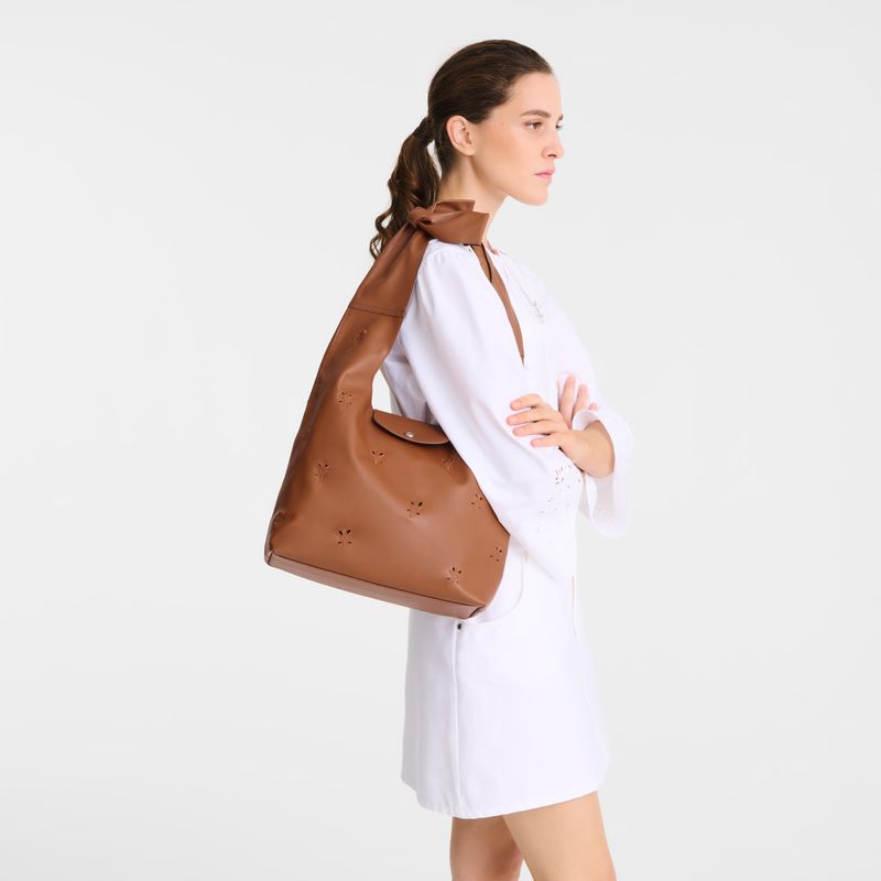 Longchamp Le Pliage Xtra M Women Shoulder Bag Brown | Australia-246PJTNEL