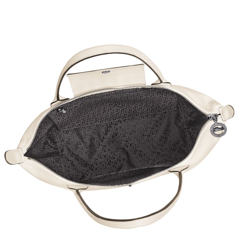 Longchamp Le Pliage Xtra M Women Tote Bag Cream | Australia-809WNMFCV