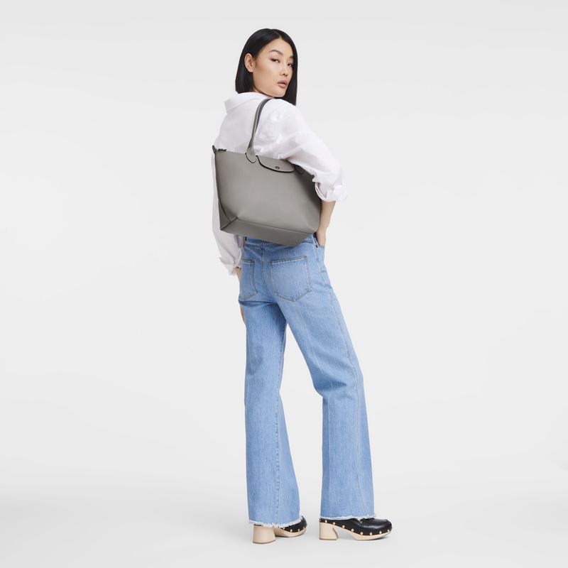 Longchamp Le Pliage Xtra M Women Tote Bag Grey | Australia-691ONICBD