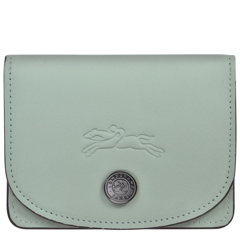 Longchamp Le Pliage Xtra Men Card Holder Blue Green | Australia-587XMVQFA
