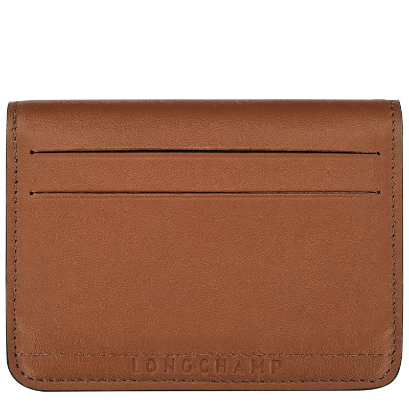 Longchamp Le Pliage Xtra Men Card Holder Brown | Australia-658UJPSFV