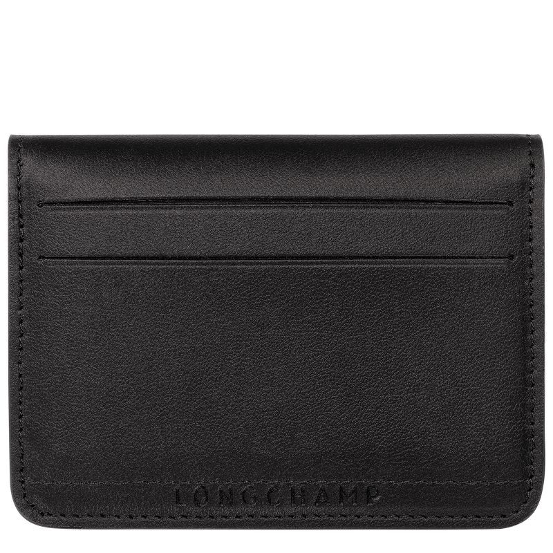 Longchamp Le Pliage Xtra Men Card Holder Black | Australia-408XSLGFP