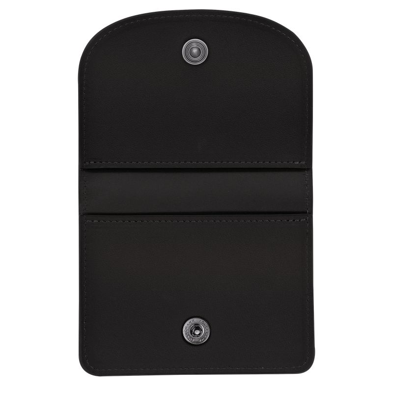Longchamp Le Pliage Xtra Men Card Holder Black | Australia-408XSLGFP