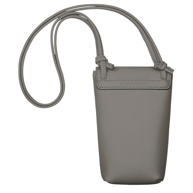 Longchamp Le Pliage Xtra With Leather Lace Men Phone Case Beige | Australia-932QLUYVE