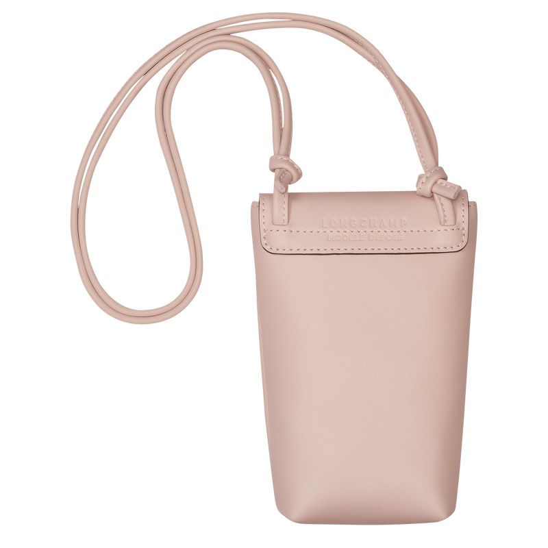 Longchamp Le Pliage Xtra With Leather Lace Men Phone Case Beige | Australia-764PAKJNQ