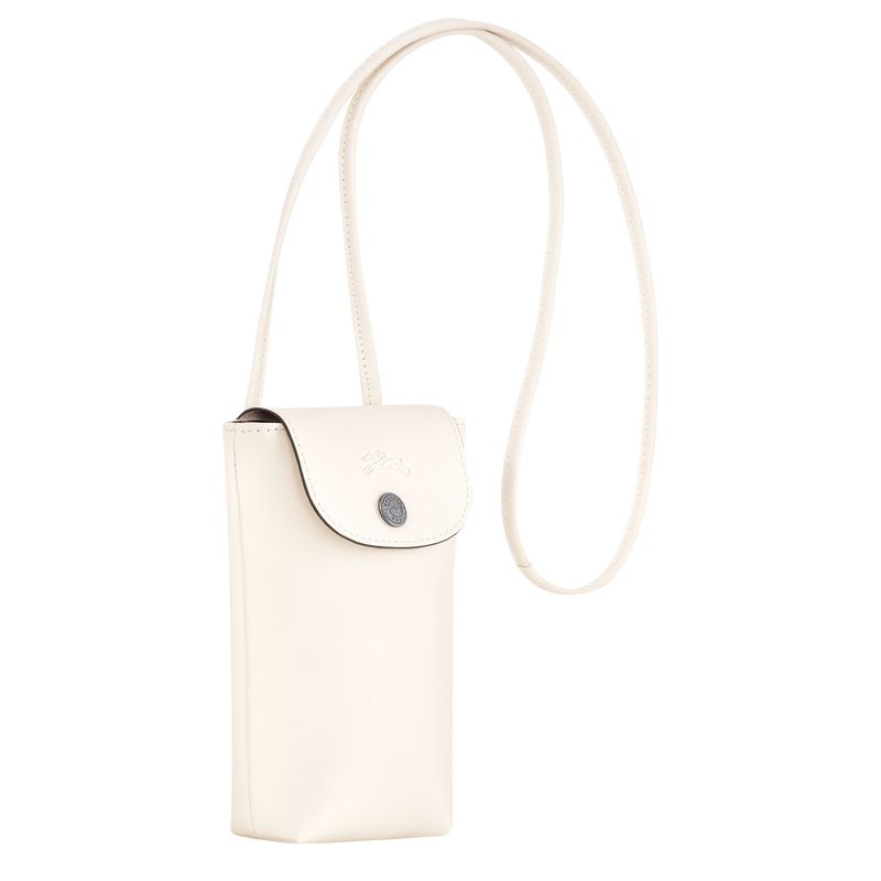 Longchamp Le Pliage Xtra With Leather Lace Men Phone Case Cream | Australia-273AYBCZG