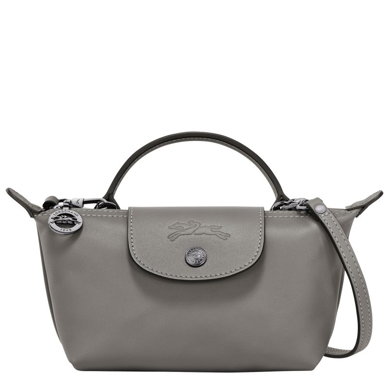 Longchamp Le Pliage Xtra Xs Women Pouch Grey | Australia-602JATBMR