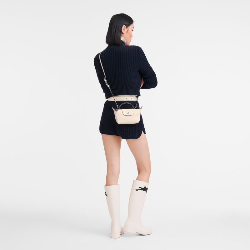 Longchamp Le Pliage Xtra Xs Women Pouch Cream | Australia-395NBKREA