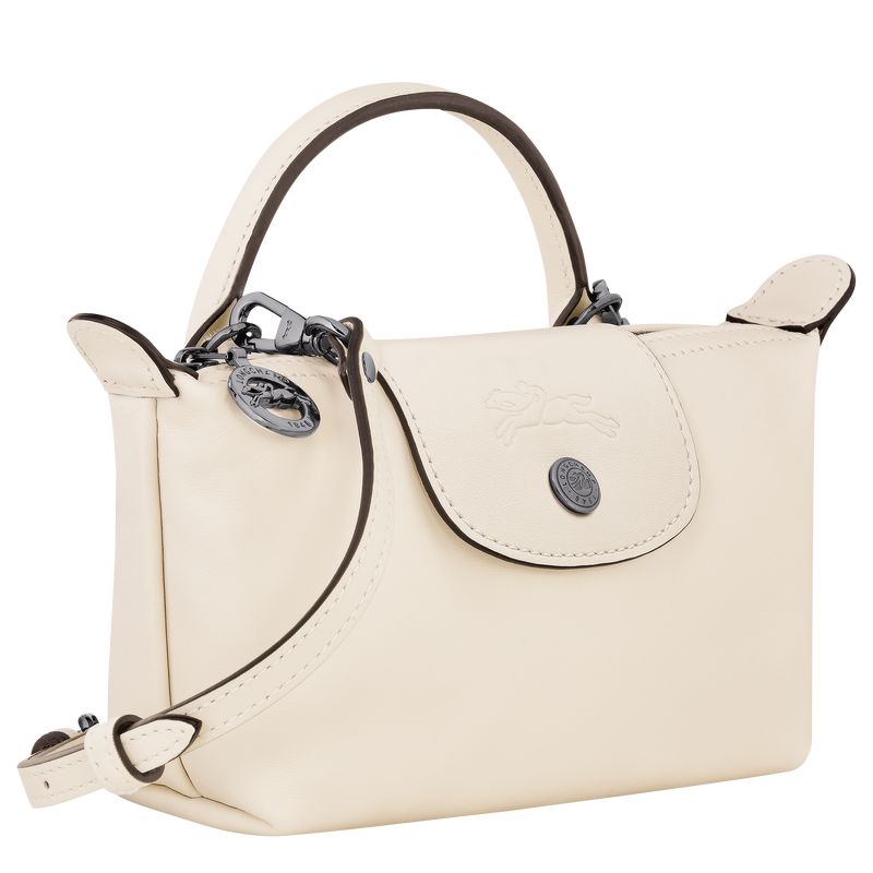 Longchamp Le Pliage Xtra Xs Women Pouch Cream | Australia-395NBKREA