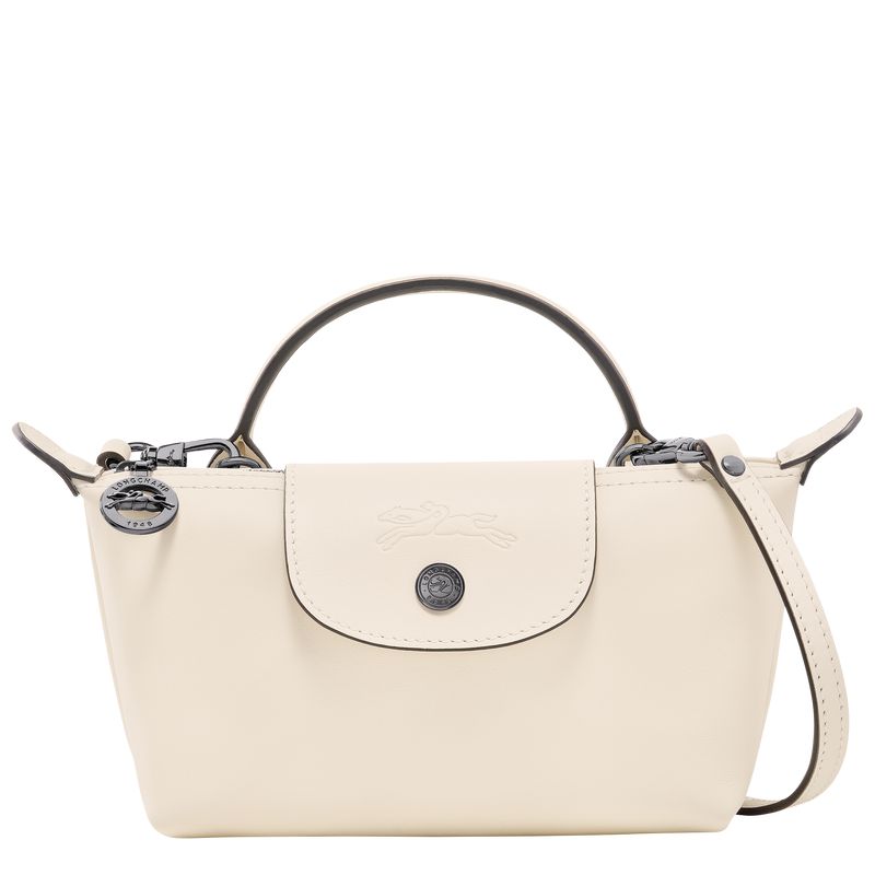 Longchamp Le Pliage Xtra Xs Women Pouch Cream | Australia-395NBKREA