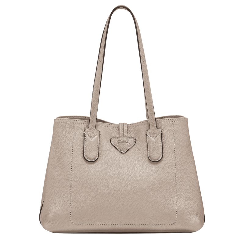 Longchamp Le Roseau Essential M Women Tote Bag Beige | Australia-319AENTDK