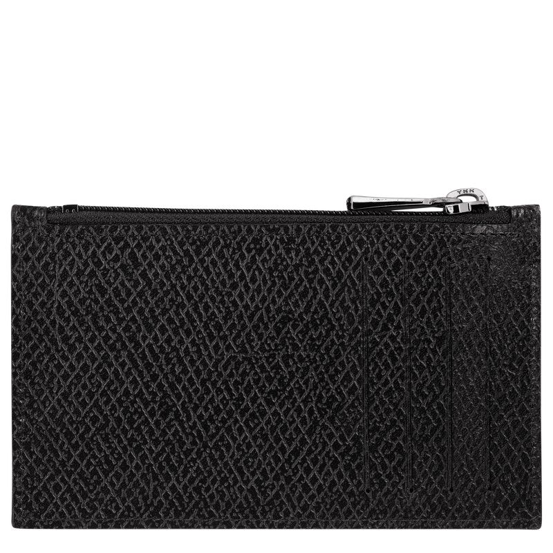Longchamp Le Roseau Essential Men Coin Purse Black | Australia-906PUNEVS