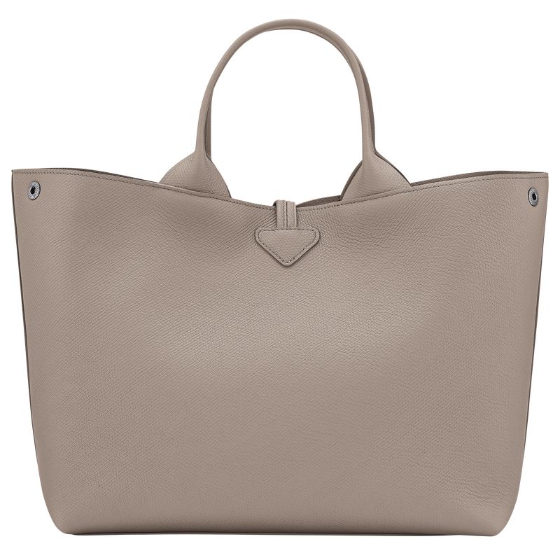 Longchamp Le Roseau L Women Handbag Beige | Australia-254EBFQTN
