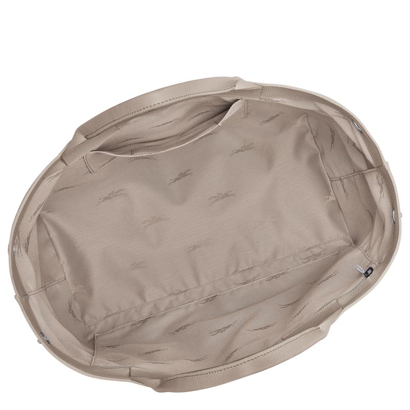 Longchamp Le Roseau L Women Handbag Beige | Australia-254EBFQTN