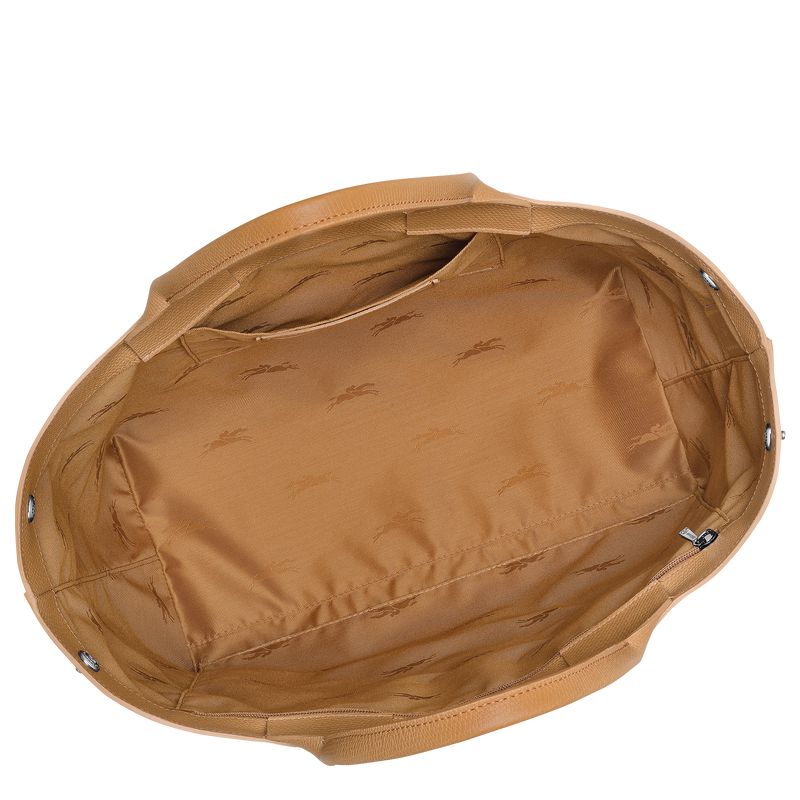 Longchamp Le Roseau L Women Handbag Brown | Australia-962UKPODM